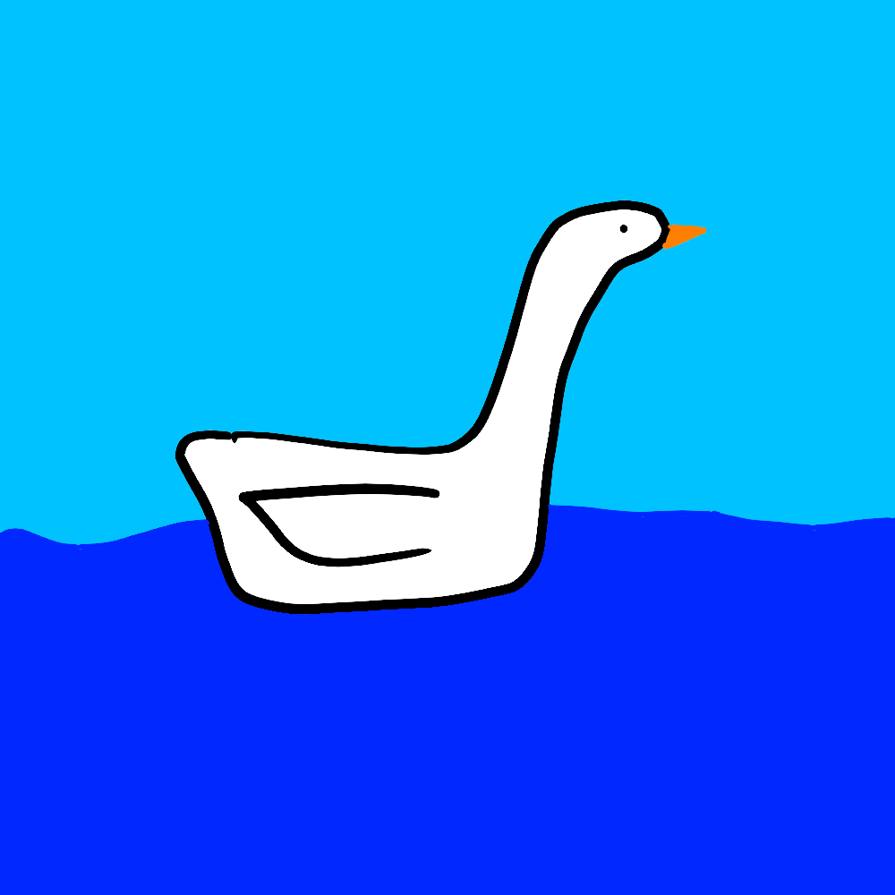 Drawing of hjonkh goose